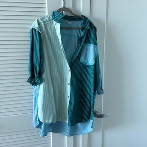 Free People dress/ button down shirt, perfect condition